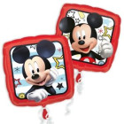 Pallone mylar Topolino quadrato  dimensone 43 cm