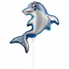 Pallone Palloncino da bacchetta - Sagomato a Forma di Delfino