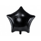 Pallone PALLONCINO STELLA NERA in foil Mylar - gonfiabile ad aria o elio 48cm