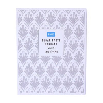 Pasta di zucchero BIANCO 2kg - Sugar Paste Fondant - per copertura torte