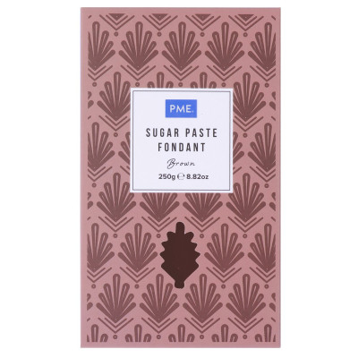 Pasta di zucchero MARRONE 250g - Sugar Paste Fondant - per copertura torte