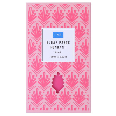 Pasta di zucchero ROSA scuro/Fuxia 250g - Sugar Paste Fondant - copertura torte