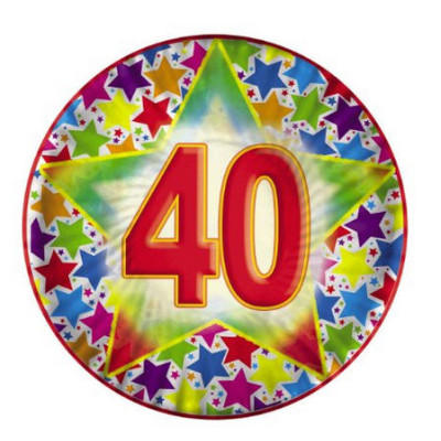 PIATTO 40 ANNI STARDUS