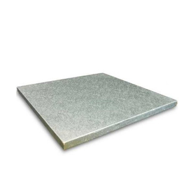 Piatto SottoTorta rigido vassoio QUADRATO - CAKE BOARD Argentato 45 x 45cm
