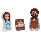 Presepe SACRA FAMIGLIA 3D - Decorazione in zucchero per Torte e Dolci