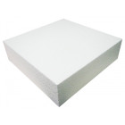 QUADRATO in POLISTIROLO - L10 X H5 -  base per torte o topper finti