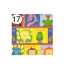 Rotolo Carta da confezione REGALO ANIMALI PATCH compleanno - 2 Fogli da 70x100cm