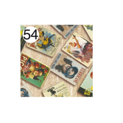 Rotolo Carta da confezione REGALO CALAMITE compleanno - 2 Fogli da 70x100cm