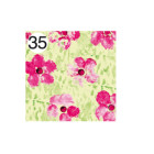 Rotolo Carta da confezione REGALO FIORE ASTRATTO compleanno - 2 Fogli da 70x100cm