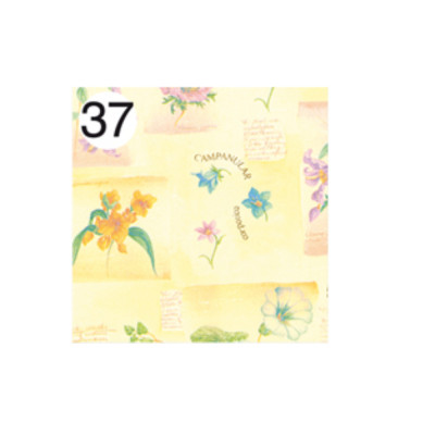 Rotolo Carta da confezione REGALO FIORI NAIF compleanno - 2 Fogli da 70x100cm