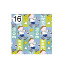 Rotolo Carta da confezione REGALO FOOTBALL calcio compleanno - 2 Fogli da 70x100cm