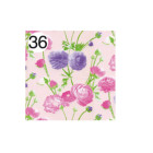 Rotolo Carta da confezione REGALO RANUNCOLO compleanno - 2 Fogli da 70x100cm