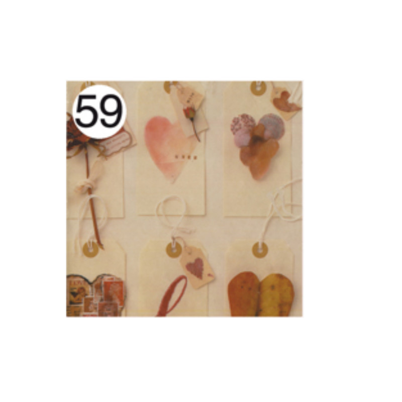 Rotolo Carta da confezione REGALO TAG CUORE amore - 2 Fogli da 70x100cm