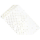 RUNNER organza POIS ORO o ARGENTO - DOUBLE FACE con Stampa decorativa