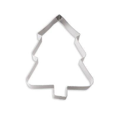 Sagoma Albero di Natale COPPAPASTA tagliapasta in acciaio INOX - 21x28cm