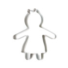 Sagoma BIMBA gingerbread COPPAPASTA tagliapasta in acciaio INOX - 21x28cm