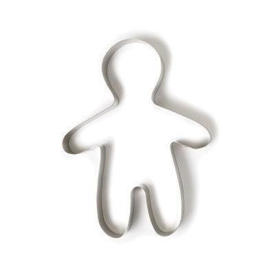 Sagoma BIMBO gingerbread COPPAPASTA tagliapasta in acciaio INOX - 21x28cm