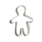 Sagoma BIMBO gingerbread COPPAPASTA tagliapasta in acciaio INOX - 21x28cm