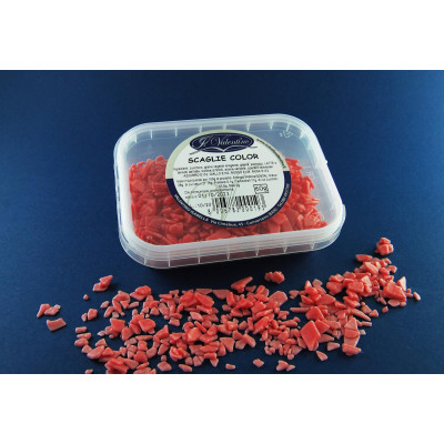 Scagliette colorate ROSSO - Decorazioni per dolci e dolci 60gr