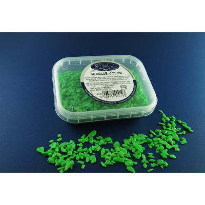 Scagliette colorate VERDE - Decorazioni per dolci e dolci 60gr