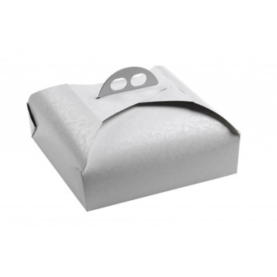 scatola PORTA TORTA 23 x 23cm in cartone - per il trasporto dolci