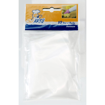 Set 10 Sac a poche piccole in plastica - Sacchetti MonoUso - 10 pezzi  - 29x17cm