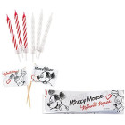 Set 12 Canele + 6 Picks + Fascetta Torta TOPOLINO - MICKEY MOUSE