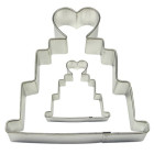 Set 2 TAGLIAPASTA a forma di Torta Nuziale -  per creare fantastici biscotti o dolci