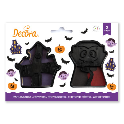 Set 2 TAGLIAPASTA Halloween VAMPIRO - per biscotti o dolci