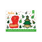 Set 2 TAGLIAPASTA NATALE natalizi - Albero e Stivale per creare fantastici biscotti