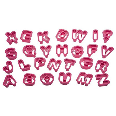Set 27 Tagliapasta LETTERE alfebeto - per biscotti e decori torte e dolci ecc.