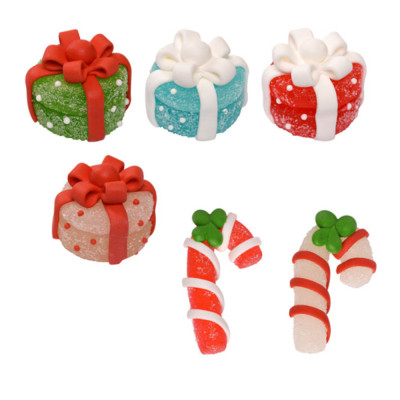 Set 4 scatola PACCHETTO REGALO 2  Bastoncini in zucchero per decorazione torte