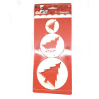 Set 3 TAGLIAPASTA a forma di ALBERO di NATALE natalizi - per creare fantastici biscotti o dolci