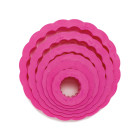 Set 6 TAGLIAPASTA forma TONDO con RICCIO per creare fantastici biscotti o dolci