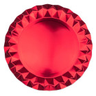 6 Sottopiatti Ø30cm ROSSO LUCIDO piatto MAXI sottopiatto in carta monouso