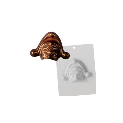 Stampo in plastica per maschera in cioccolato - carnevale veneziana 130x105x35mm