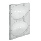 Stampo per Uovo di Cioccolato in policarbonato - 2 Cavità - 130 gr