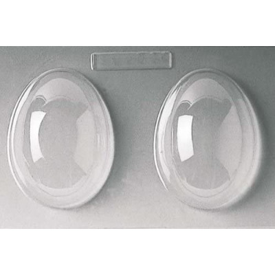 Stampo per Uovo di Cioccolato in polietilene 100gr Forma Uova di Pasqua 2 cavità