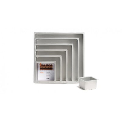 Teglia QUADRATA - stampo per torte e dolci in Alluminio Anodizzato 10cm