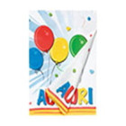 TOVAGLIA in plastica AUGURI Colorata- rettangolare piegata 120x180cm