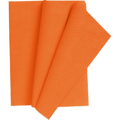 TOVAGLIA piegata 135x220cm ARANCIO - carta e tessuto più morbida e resistente