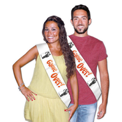 1 Fascia PREMIAZIONE Game Over - Addio al Nubilato Addio al Celibato Matrimonio