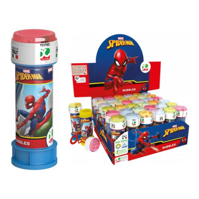 1 tubetto con liquido per Bolle di Sapone SPIDERMAN - UOMO RAGNO - 60ml