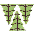 10 Alberi alberelli Pino Pini in Ostia - per decorazioni torte e dolci - 3x4,5cm