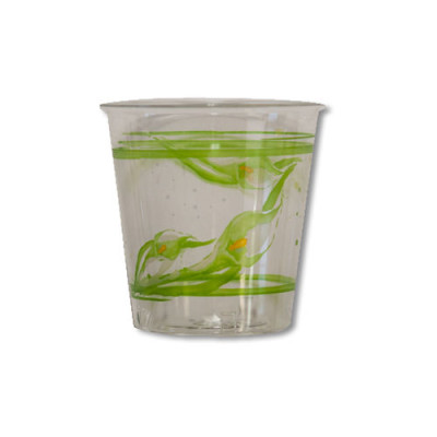 10 BICCHIERI CALLE in plastica - SPECIAL DAY - addobbo decoro tavola