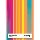 2 Fogli Carta da REGALO confezionamento - Instawrap "Rainbow Stripes" - 50x70cm