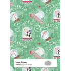 2 Fogli Carta da REGALO NATALIZZIA Instawrap "Snow Globes" - 50x70cm