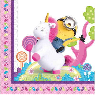 20 Tovaglioli MINIONS Cattivissimo Me - tovagliolo in carta monouso 33x33cm