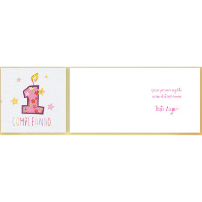 BIGLIETTO 1° ANNO QUADRATO BIMBA