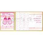 BIGLIETTO BATTESIMO 16,5X11,5CM COMPLETO DI BUSTA